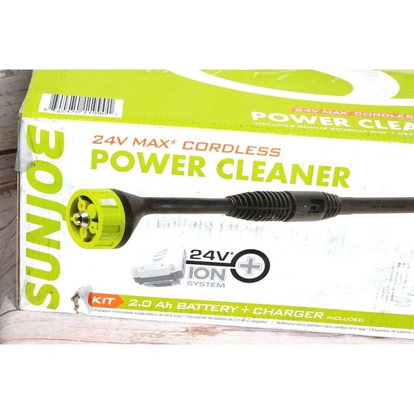 SunJoe Intertek 24V Max Cordless ION Power Cleaner Kit, 350psi Power Washer - Picture 2 of 16